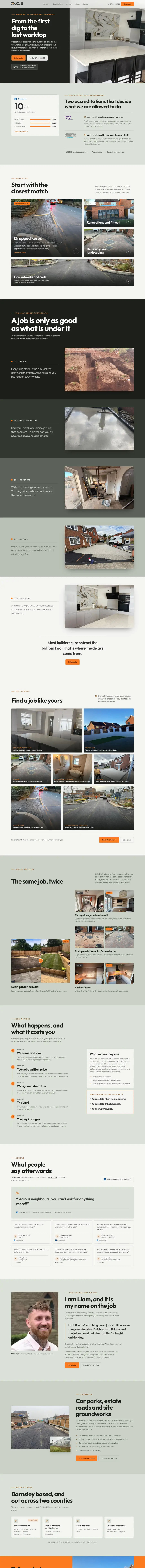 D.C.U Services website